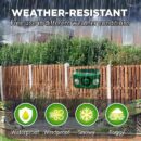 High volume solar warning lights to deter predators ( BUY 1 GET 1 FREE )