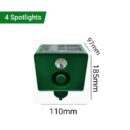 High volume solar warning lights to deter predators ( BUY 1 GET 1 FREE )